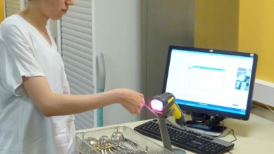 Unique Device Identification of surgical instruments by DataMatrix 2D barcodes