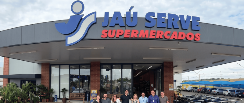 a photo of a Jau serve supermercados store.